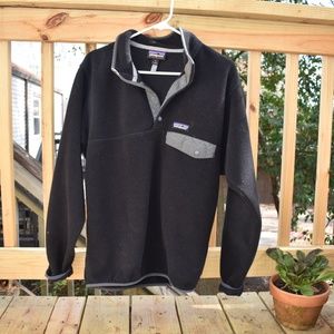Patagonia Synchilla Snap-T Fleece Pullover- Black Small